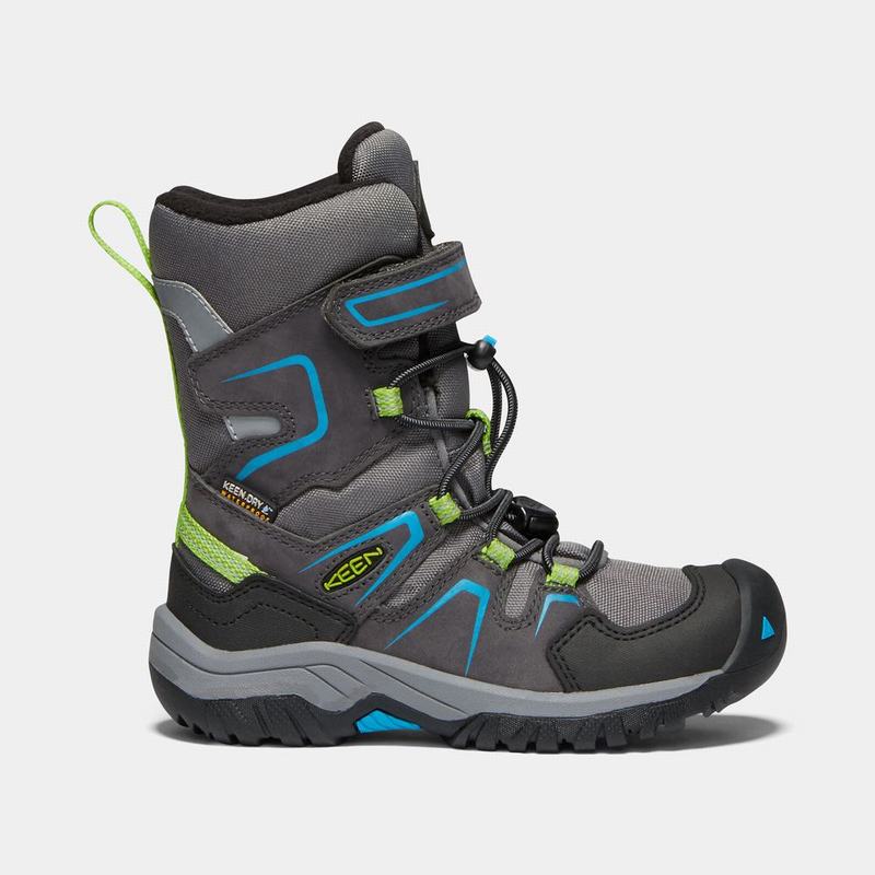 Keen Levo Waterproof Kışlık - Çocuk Kar Botu - Gri - Türkiye (384592JFX)